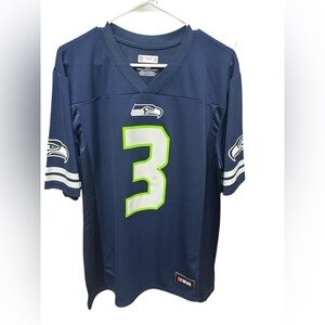 NFL Seattle Seahawks Wilson #3 Navy Jersey